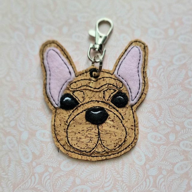 DALANE Acrilico Carino Cane Bulldog Inglese Orecchini Goccia Penzoloni Cucciolo Animali Gioielli Regali per Donne Ragazze Bambini Amanti Cani Charms (Marrone