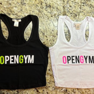 Solid Racerback Crop