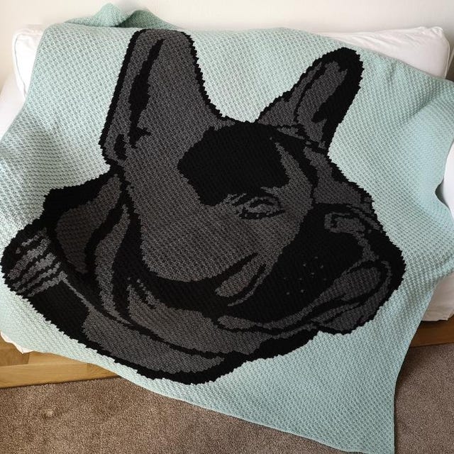 かぎ針編みのゴッホ「星月夜」 - タペストリーかぎ針編み