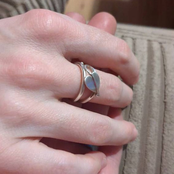 Pearl Skinny Band Ring