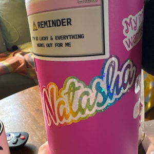 Natasha added a photo of their purchase