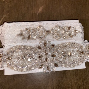 Wedding Garter Set, Wedding Garter Belt, Wedding Garter, off