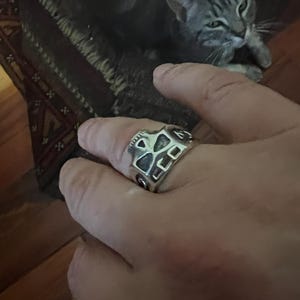 ジョニー・デップのレプリカ装飾スカル海賊リングスターリング