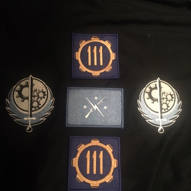 GOTY Game Fallout Logo Embroidered Sew-on / Iron-on / Velcro Patch