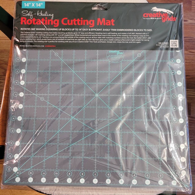 Creative Grids Rotating Cutting Mat, 14 x 14 - The Sewing Collection