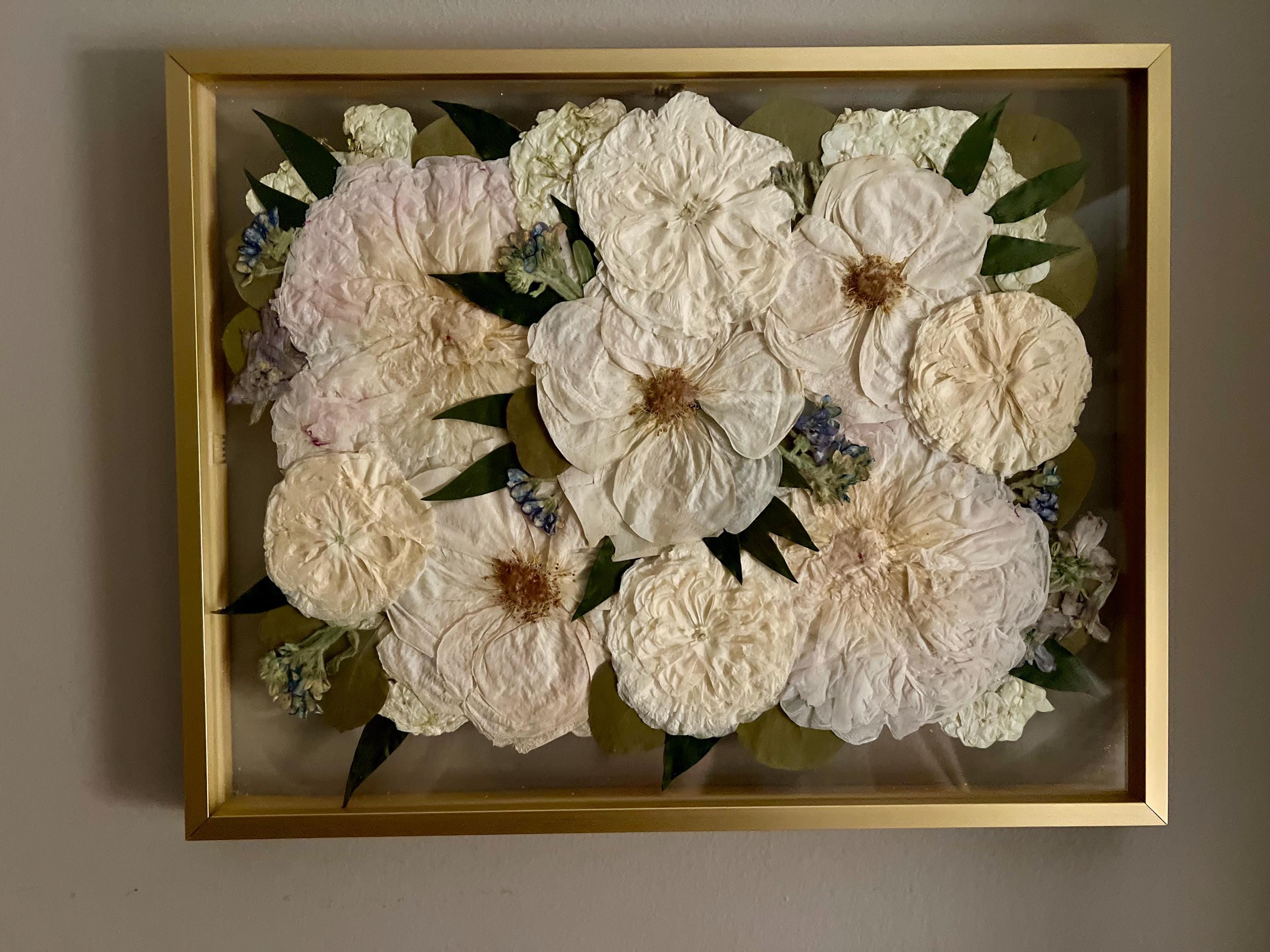 Preserved flowers from Leah's etsy review