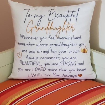 Love Mom Pillow to My Daughter Pillow Case With Pillow, Daughter Gift From Mom Hug in A Pillow ...