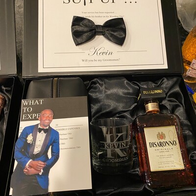 Groomsman 11oz Whiskey Glass, Engraved Old Fashion, Groomsmen Gift Idea ...