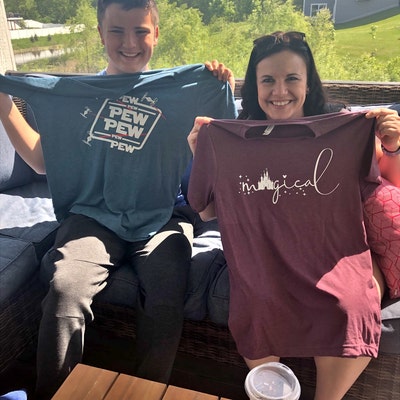 Magical Graphic Tee For Girls - Cute Magic Kingdom Shirt, Short Sleeve, Toddler & Kids Holiday Vacation Top