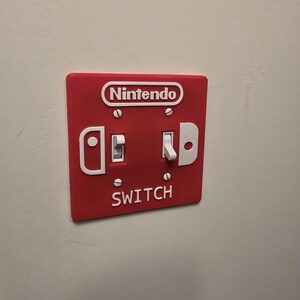 Nintendo Switch Light Switch Plate (dual Switch) - Etsy