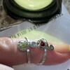 Custom Birthstone Toe Ring Sterling Silver Swarovski Crystal Custom ...