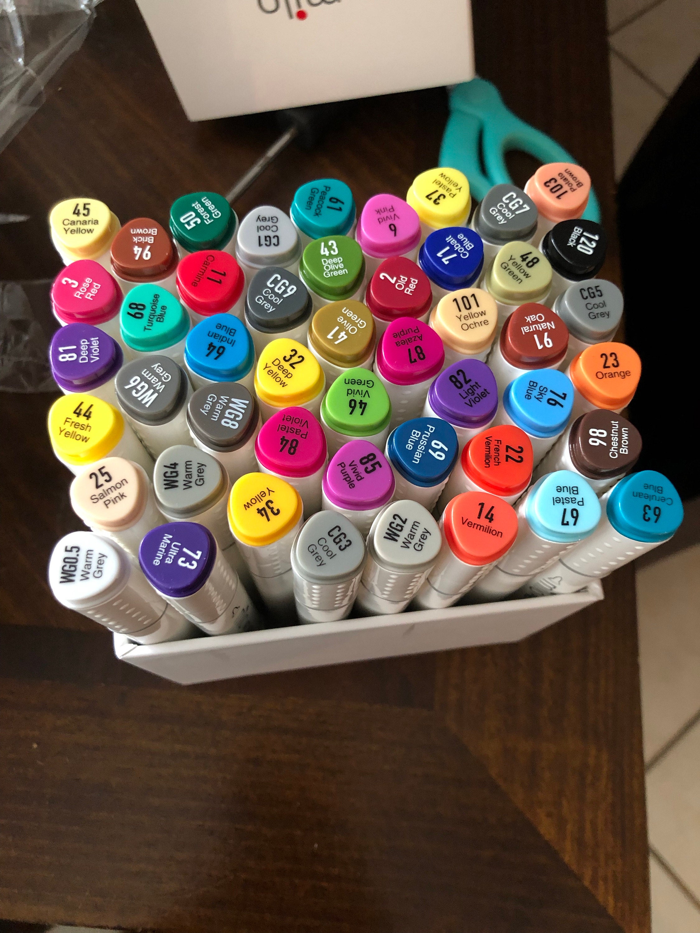 MILO 48 Art Marker Set Dual Tip Artist Markers Brush Tip and Etsy