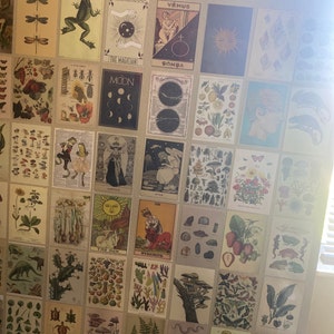 50 PC Vintage Wall Collage Kit Vintage Room Bedroom Wall Dorm - Etsy