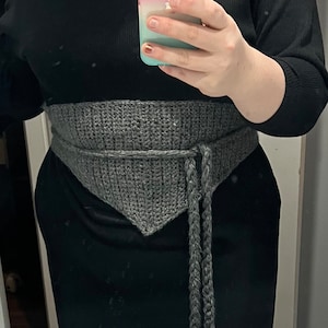 PATTERN Crochet Wrap Waist Belt - Etsy