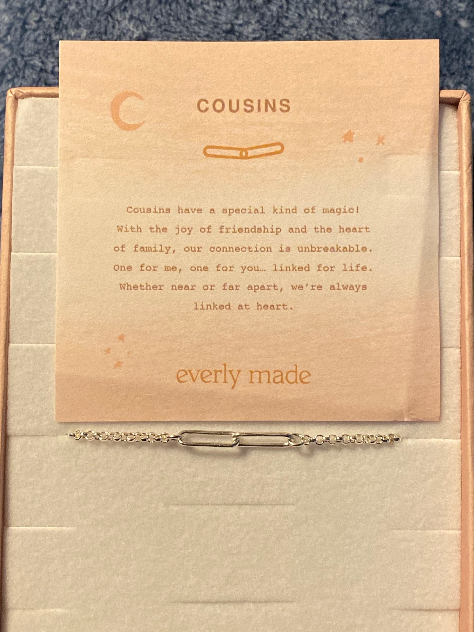 Cousins bracelets, cousins jewelry, cousins gift, matching bracelets, matching jewelry, friendship bracelets, LINKED