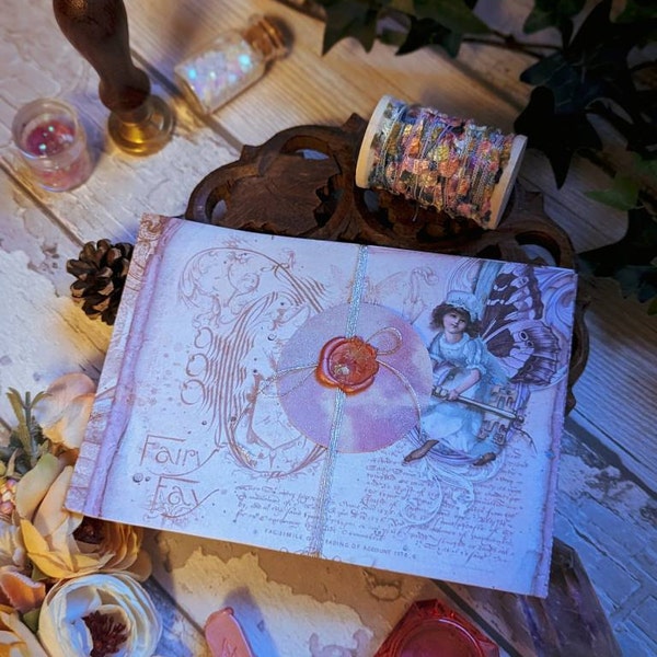 Magic Fairies Junk Journal Kit, Fairy Junk Journal Kit, Printable Junk ...