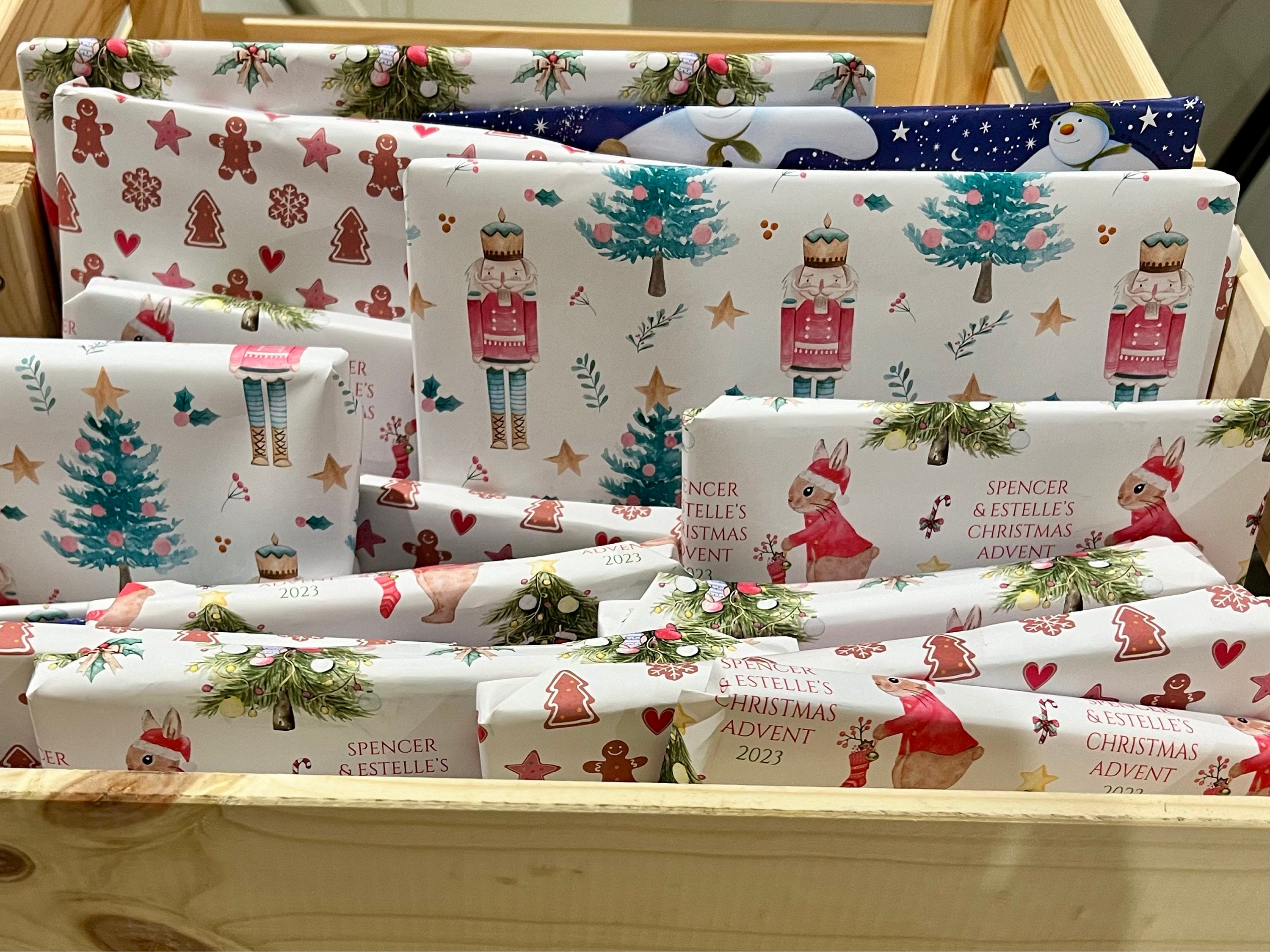 Gingerbread Cookies Christmas Wrapping Paper, Gingerbread Men Gift Wrap, Christmas Cooking Wrapping Paper, Christmas Treat for Santa Wrap 2