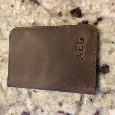 Personalized Leather Wallet, Minimalist Wallet, Leather Bifold Wallet ...