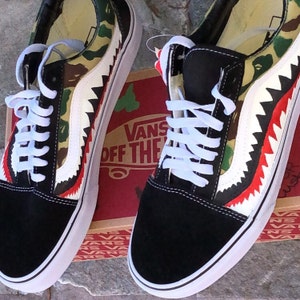 bape vans stencil