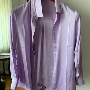 Essential :real Mulberry Silk Shirt /women's Classic Heavy Silk Shirt ...