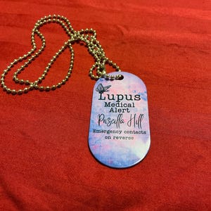 Lupus Medical Alert ID Card Package, Lupus Awareness Gift, Warrior