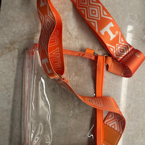 Beaded strap clear bag- Tennessee