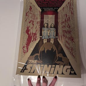 The Shining poster. Grady Twins. Jack Nicholson. 12x18