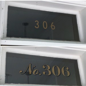 transom decal digits firecode