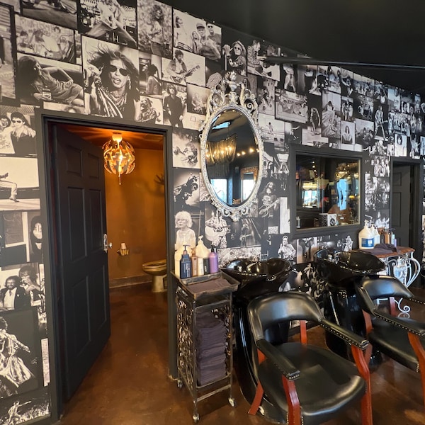 Hollywood Movie Scene Wallpaper, Black and White Cinema Collage ...