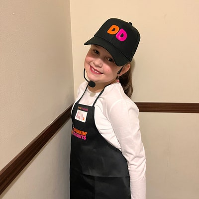 Kids Dress up Set Dunkin' Donuts Apron, Hat, and 2 Name Tags. Purchase ...