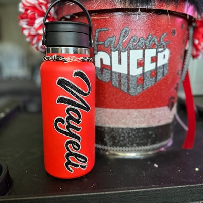 Cheer Glitter Stickers cheer Cursive Font Decal - Etsy