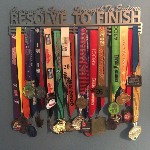 Courage to Start, Strength to Endure, Resolve to Finish - Allied Medal ...