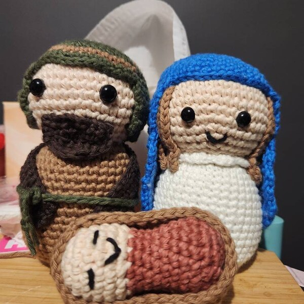 Nativity Scene Crochet Amigurumi PDF Pattern - Etsy