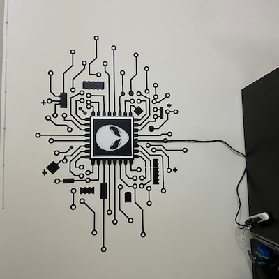 Circuit Board Decal for Laptop Window Car Bumper Technology Sticker ...