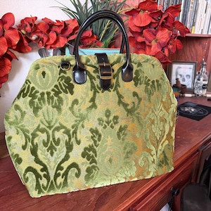 Handcrafted Mary Poppins Bag-carpet Weekender-carpet Travel Bag