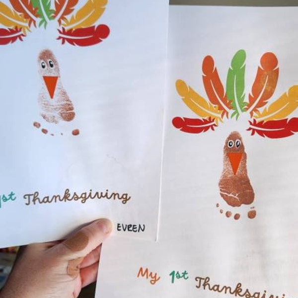 My First Day of Preschool Poem Handprint Art, First Day of School ...