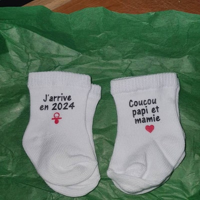 Coffret Cadeau Pour Annoncer Une Grossesse – Chaussettes Bébé