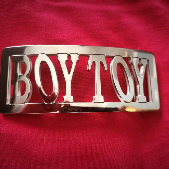 BOY TOY Madonna Old School Hip Hop Custom Name Belt Buckle  display picture 2