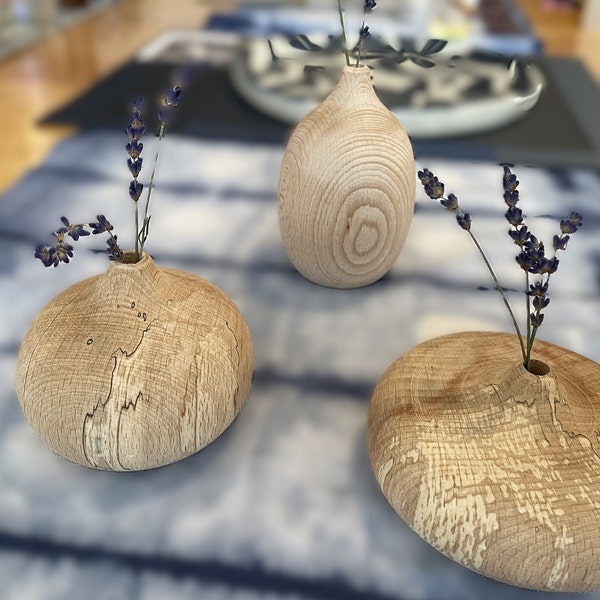Candlesticks Set of 3 Scandinavian Home Decor Holiday Decor Rustic Gift ...