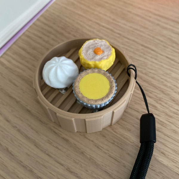 Dumpling Dim Sum Keyboard Fidget Toy: 3-switch Stress Relief - Etsy UK