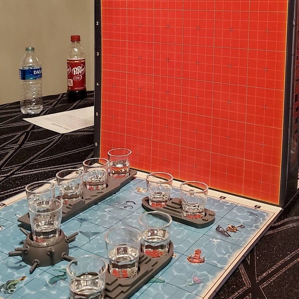 Battleshots® Board Game - Etsy