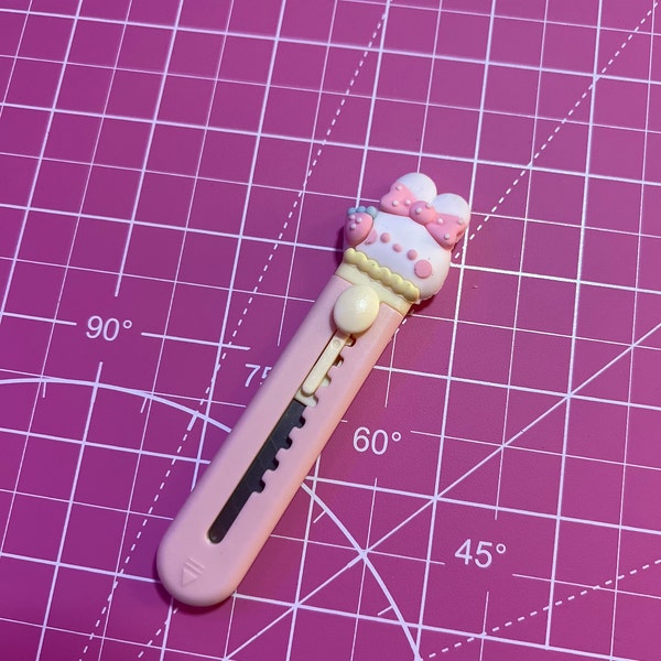 NEW IN Cute Animal Cartoon Kawaii, Box Cutter, Bear, Bunny, Box Cutter ...