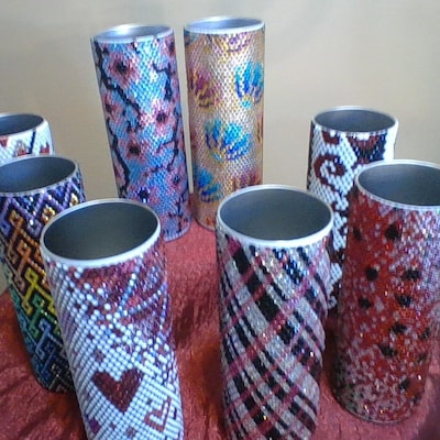 Jagged Spiral Rhinestone Pattern 24 Oz. Plump 50 Stones Wide Ss20/5mm ...