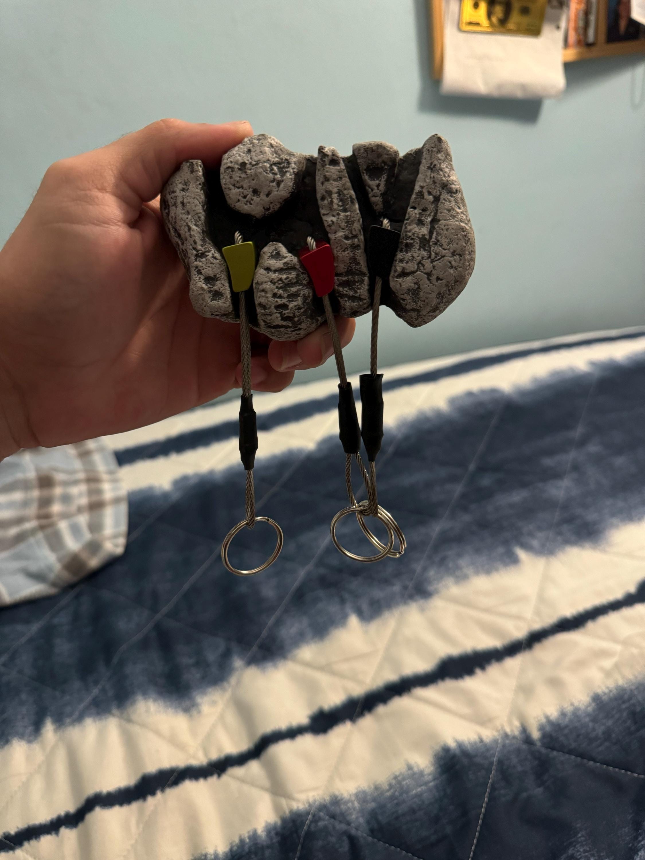 Rock Climbing Key Holder Climbers Gifts Gift for Him Her Souvenir Mountain Explorer Present Keychains Included Hand-Decorated Painted