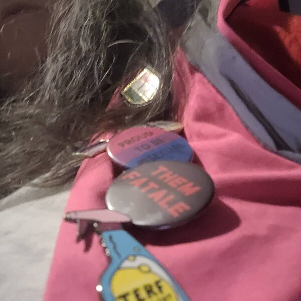 Pronoun She/Her Badge Metal Button Pin Badge Lapel - Foto 11