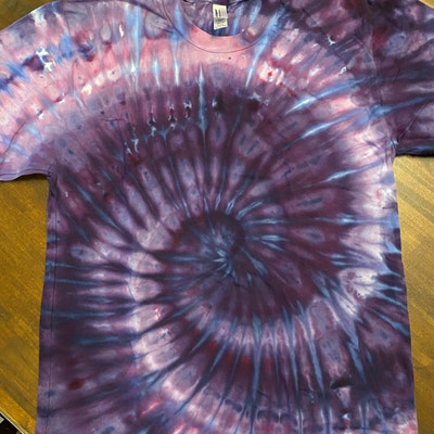 Tie Dye Purple Berry Spiral T Shirt Adult Sizes Tie Dye Shirt - Etsy