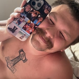 Personalized Custom Picture Collage phone case, Photo collage iPhone 16, 15,14,13,Custom Photo Phone Case, Personalized gift for Couples