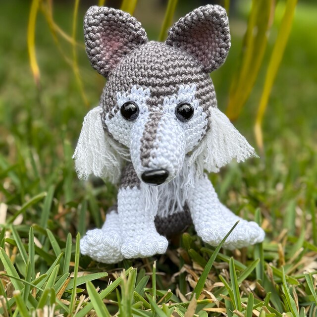 オオカミのあみぐるみかぎ針編みパターン - Etsy 日本