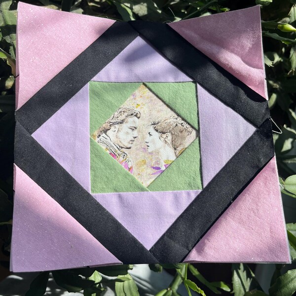 Square in a Frame FPP Foundation Paper Piecing Quilt Block Pattern ...