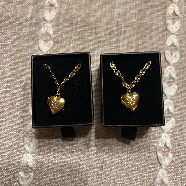Birthstone Heart Lockets - June main image 1
